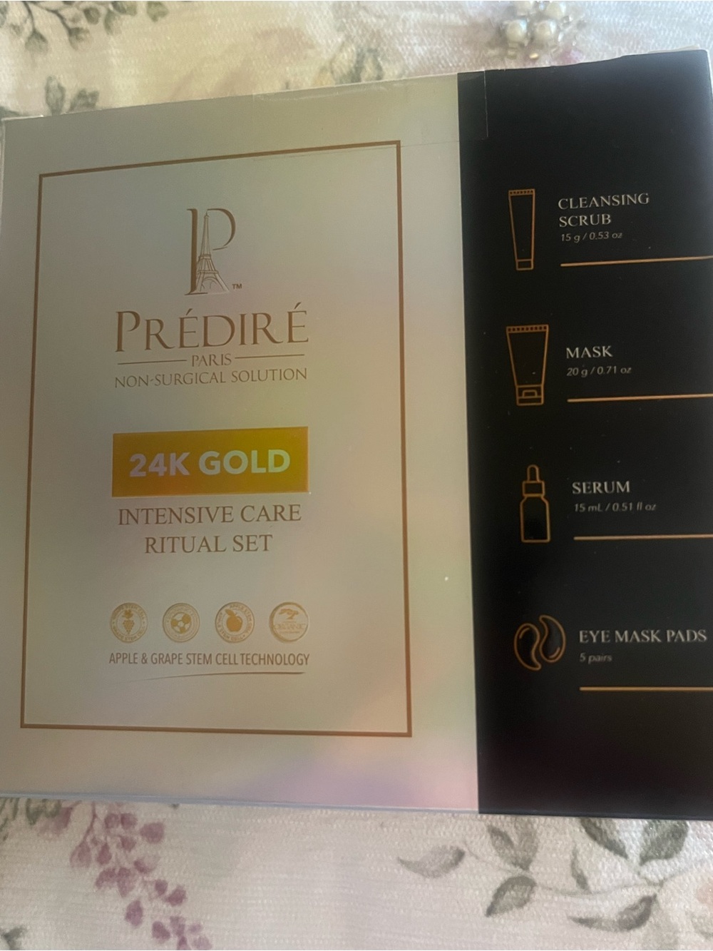 PRÉDIRÉ PARIS 24K Gold Intensive Care Ritual Set